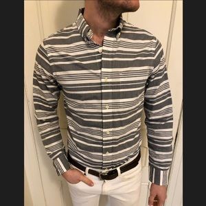 Variegated Stripe Club Monaco Shirt